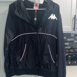 Kappa reflective windbreaker